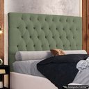Ver imagem 1 de Cabeceira Casal Queen Cama Box 160cm Cristal C16 Bouclê Verde Oliva - Mpozenato