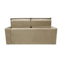 Ver imagem 6 de Sofá Retrátil e Reclinável Cama Inbox Slim 1,50M Tecido Suede Velusoft Bege