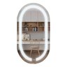 Espelho Led Oval 75x50cm Iluminado Touch Screen com Fonte - 1
