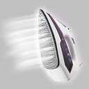 Ver imagem 3 de Ferro de Passar a Vapor Mondial Ceramic Express F-40 Antiaderente Branco e Roxo 127v
