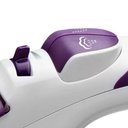 Ver imagem 6 de Ferro de Passar a Vapor Mondial Ceramic Express F-40 Antiaderente Branco e Roxo 127v
