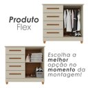 Ver imagem 4 de Cômoda 2 Portas 4 Gavetas com Sapateira Titan