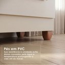 Ver imagem 7 de Cômoda 2 Portas 4 Gavetas com Sapateira Titan