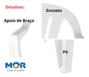 Ver mais imagens de 02 Cadeira Poltrona Plástico Mor Resistente Braço Bela Vista