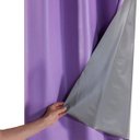 Ver imagem 3 de Cortina Blackout Pvc com Tecido Voil 2,80 M X 1,80 M Lilás