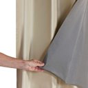 Ver imagem 3 de Cortina Blackout Pvc com Tecido Voil 2,80 M X 1,60 M Bege