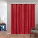 Ver imagem 2 de Cortina Blackout Pvc com Tecido Voil Xadrez 2,80 M X 2,30 M Vermelho