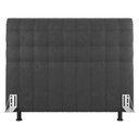 Ver imagem 3 de Cabeceira Cama Box Casal Queen Size Dahlia 160cm Com Frame Suede Cinza Escuro - Desk Design