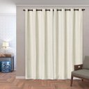Ver imagem 2 de Cortina Blackout Pvc com Tecido Voil Xadrez 2,80 M X 2,30 M Bege