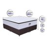 Cama Box Super King CAMA INBOX GAZ  Gazin de Molas Ensacadas Tower 193x203x72 Branco - 2