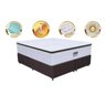 Cama Box Super King CAMA INBOX GAZ  Gazin de Molas Ensacadas Tower 193x203x72 Branco - 3