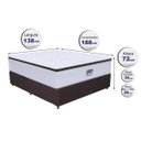 Ver imagem 2 de Cama Box Casal Gazin  Gazin de Molas Ensacadas Tower 138x188x72 Branco