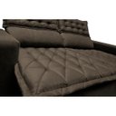 Ver imagem 2 de Sofá 3 Lugares Retrátil e Reclinável Cama Inbox Slim 1,80M Velusoft Café