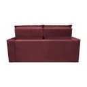 Ver imagem 6 de Sofá 3 Lugares Retrátil e Reclinável Cama Inbox Slim 1,80M Velusoft Vinho