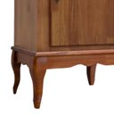 Ver imagem 3 de Estante para Sala 2 Prateleiras 1 Gaveta 1 Porta Pés Luiz Xv 60104 Linz Móveis - Imbuia Glazer