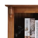 Ver imagem 2 de Estante para Sala 2 Prateleiras 1 Gaveta 1 Porta Pés Luiz Xv 60104 Linz Móveis - Imbuia Glazer