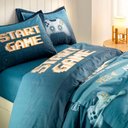 Ver imagem 4 de Jogo de Cama Infantil Solteiro Karsten 200 Fios Algodão Game