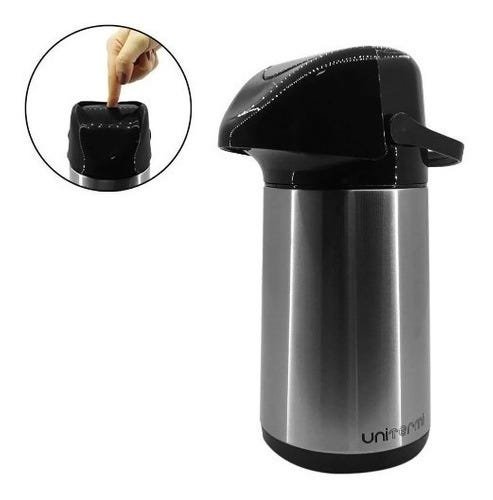 Garrafa Térmica Café Chá Leite Verona Pressão 0,6l Inox - 5