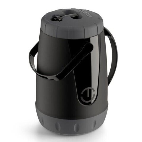 Jarra Garrafa Térmica Cantil Tererê Água 2,5l Unitermi Preto