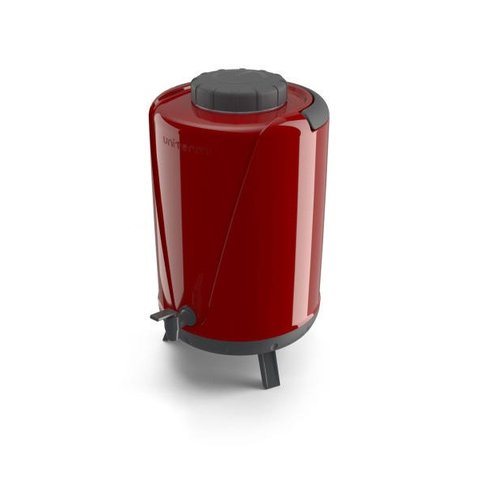 Garrafa Térmica Botijão Arezzo 10L Com Torneira Vermelho
