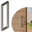 Ver imagem 1 de Puxador Duplo Df 991 - Escovado - 20 Cm