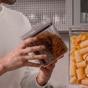 Ver imagem 6 de Kit 3 Potes Herméticos Vidro 3,5l 2,3l 1l Porta Mantimentos Alimentos Block ou