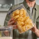 Ver imagem 5 de Kit 3 Potes Herméticos Vidro 3,5l 2,3l 1l Porta Mantimentos Alimentos Block ou