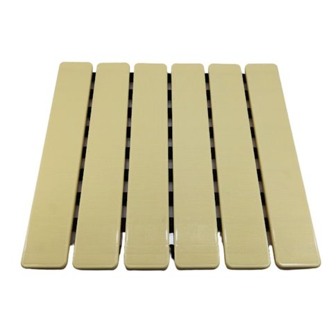 Tapete Estrado P/banheiro Antiderrapante C/ventosas Marfim