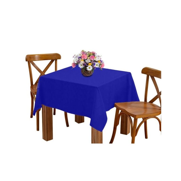 Toalha de Mesa 8 Lugares 2,45M Retangular Oxford Azul Royal