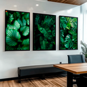 Ver imagem 2 de Quadro Decorativo Trio Folhas Verdes