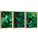 Ver imagem 4 de Quadro Decorativo Trio Folhas Verdes
