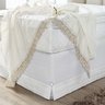 Saia de Cama Box Super King Paris Detalhe em Lese Branca - 2