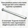 Kit 3 Prateleira Preta Mdf 40x15 Suporte Invisível Decoração - 4