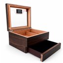 Ver imagem 6 de Umidor de Charutos Cigarol Compact Drawer C/ Gaveta Vidro Higrômetro Digital