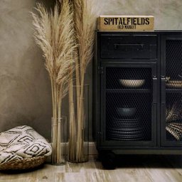 Balcão Buffet Bronx - Estilo Industrial em Ferro Seu Bento Mobilia 220 Cm L - 2