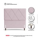 Ver imagem 5 de Cabeceira Cama Box Casal Mel 140cm com Frame Suede Rosa Bebê - Desk Design