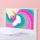 Ver imagem 3 de Cama Arco Íris Unicórnio com Auxiliar