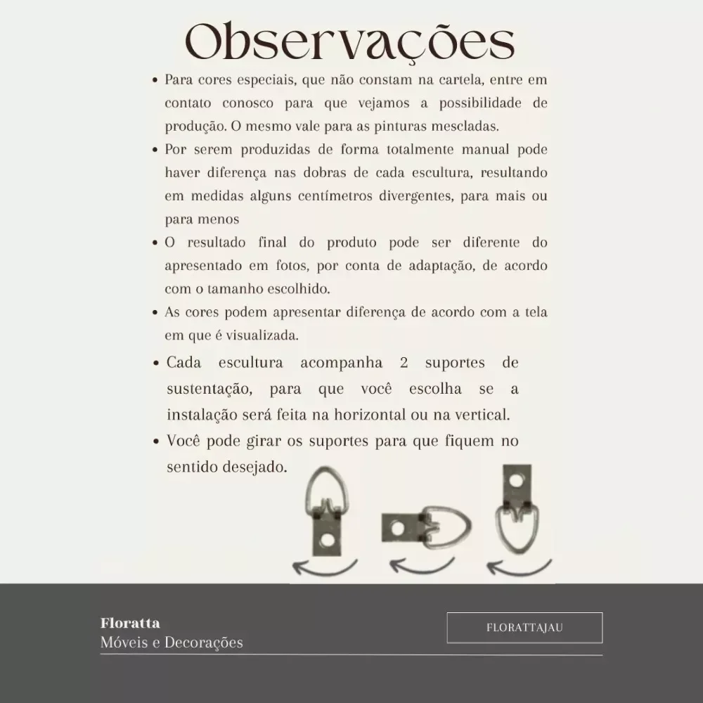 Decoração Escultura de Parede de Metal Exclusivo no Brasil Home Decor Preto - 5