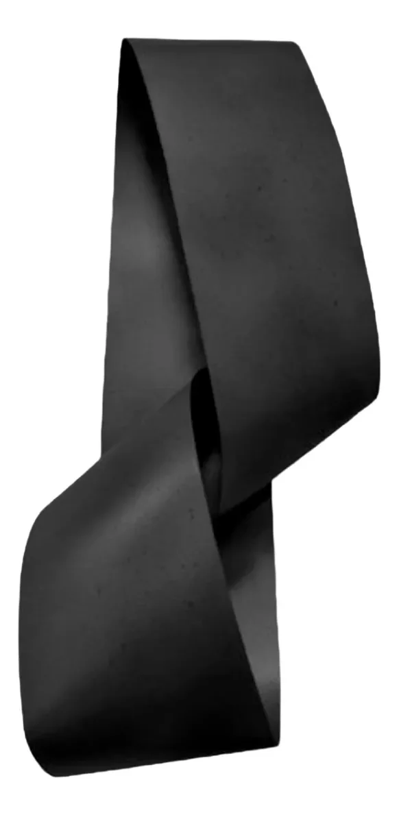 Decoração Escultura de Parede de Metal Exclusivo no Brasil Home Decor Preto - 1