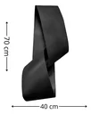 Ver imagem 2 de Decoração Escultura de Parede de Metal Exclusivo no Brasil Home Decor Preto