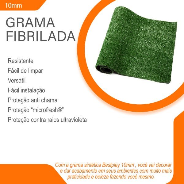Grama Sintetica Decorativa 10mm confortgrass - 4