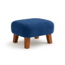 Ver imagem 7 de Poltrona Amamentação Soft Suede Base Balanço com Puff:Azul Marinho
