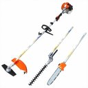 Ver imagem 2 de Roçadeira Lateral Multifuncional Vulcan VRM330 2T 33cc 1,3HP Com Podador De Cerca Viva