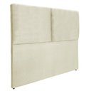Ver imagem 1 de Cabeceira Módulos Cama Box Almofadada Luxo Suede Rbl:solteiro Tradicional/bege