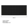 Cabeceira Quadrada Estofada King Size Suede Preto - 4