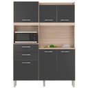 Ver imagem 5 de Cozinha 6 Portas 2 Gavetas Harmonia 96201 Avena Grafito