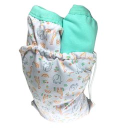 Kit Saco Impermeável Roupa Molhada Bebê Infantil Safariverde - 6