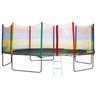 Cama Elástica Pula Pula 4,27 Fechamento Ziper Colorida 100% Nacional Suporta até 455kg - 4