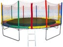 Ver imagem 1 de Cama Elástica Pula Pula 4,27 Fechamento Ziper Colorida 100% Nacional Suporta até 455kg