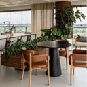 Ver imagem 4 de Mesa de Jantar Cone Redonda 90 Cm Ebano